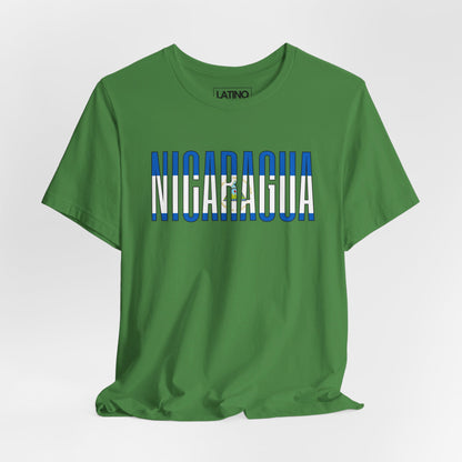 Nicaragua Flag Overlay T-Shirt