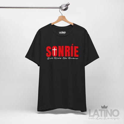 “Sonríe Que Dios Es Bueno” Faith T-Shirt