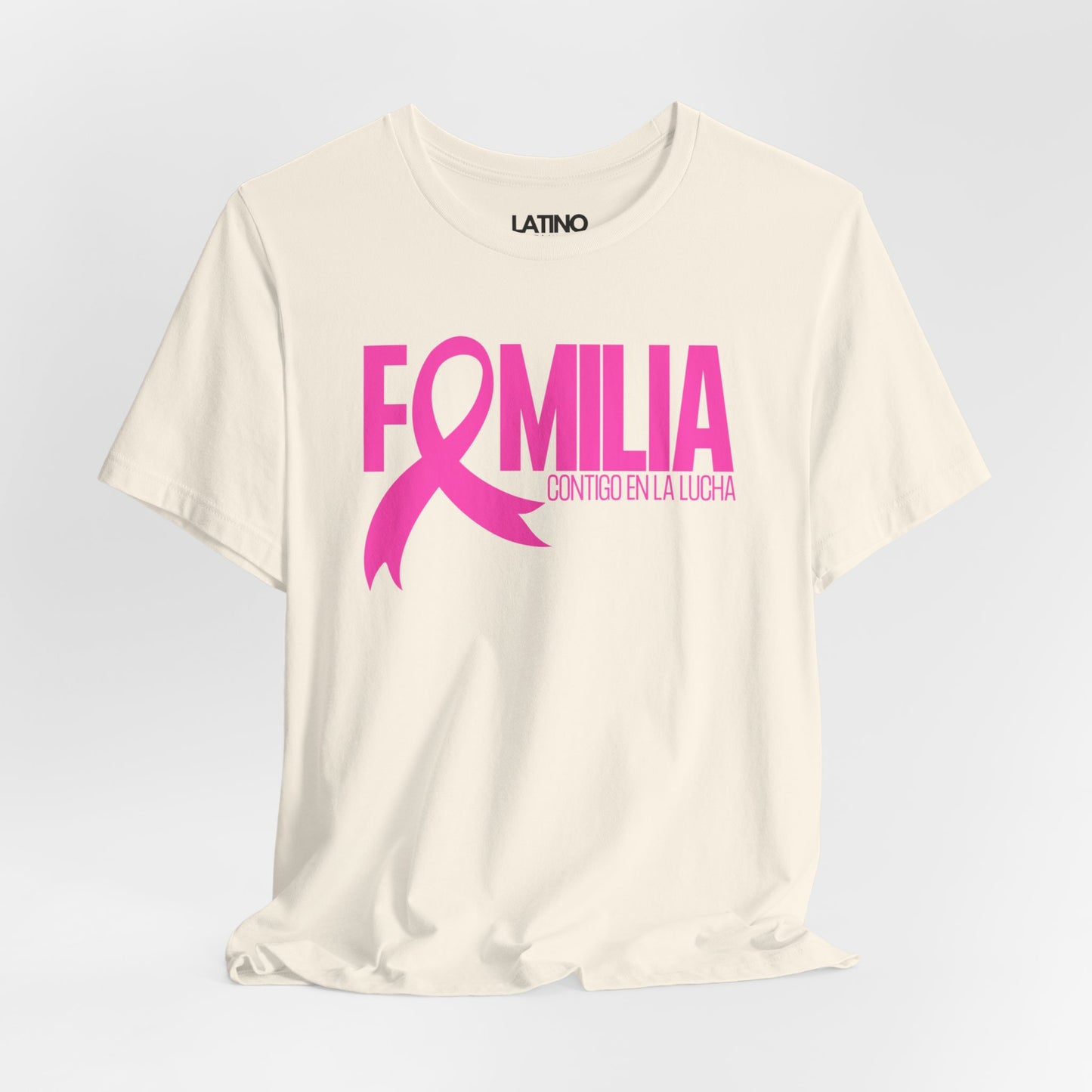 "Familia Contigo en la Lucha" Breast Cancer Awareness T-Shirt