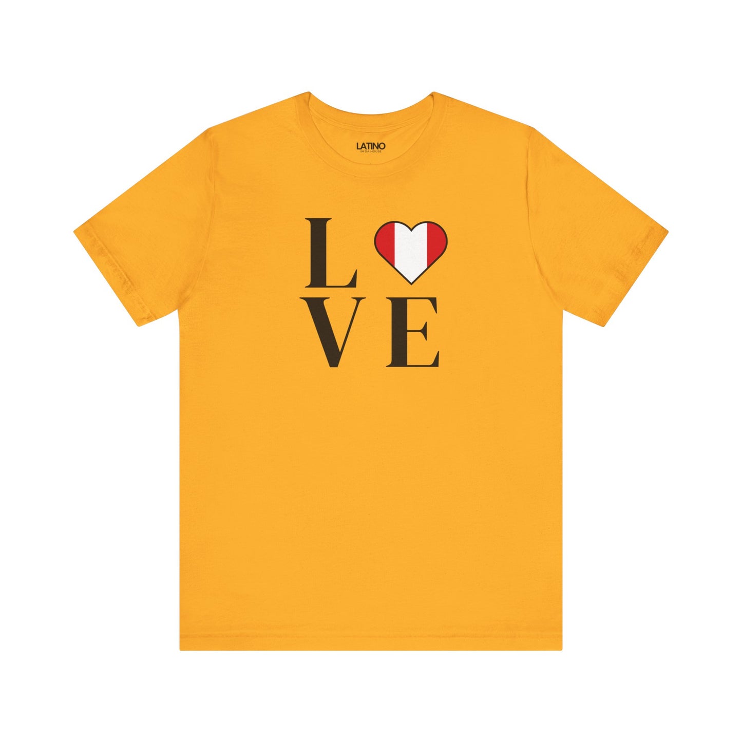 “LOVE” Heart Peru Flag T-ShIrt