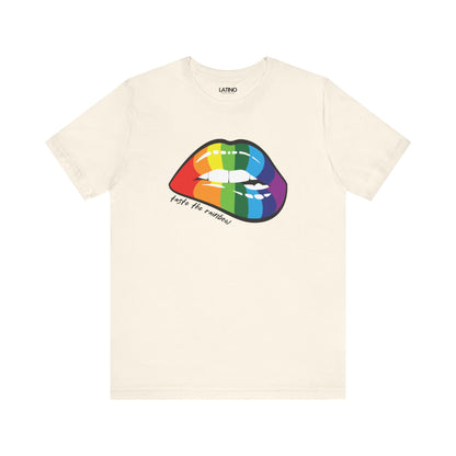 Taste the Rainbow Lips Gay Pride T-Shirt