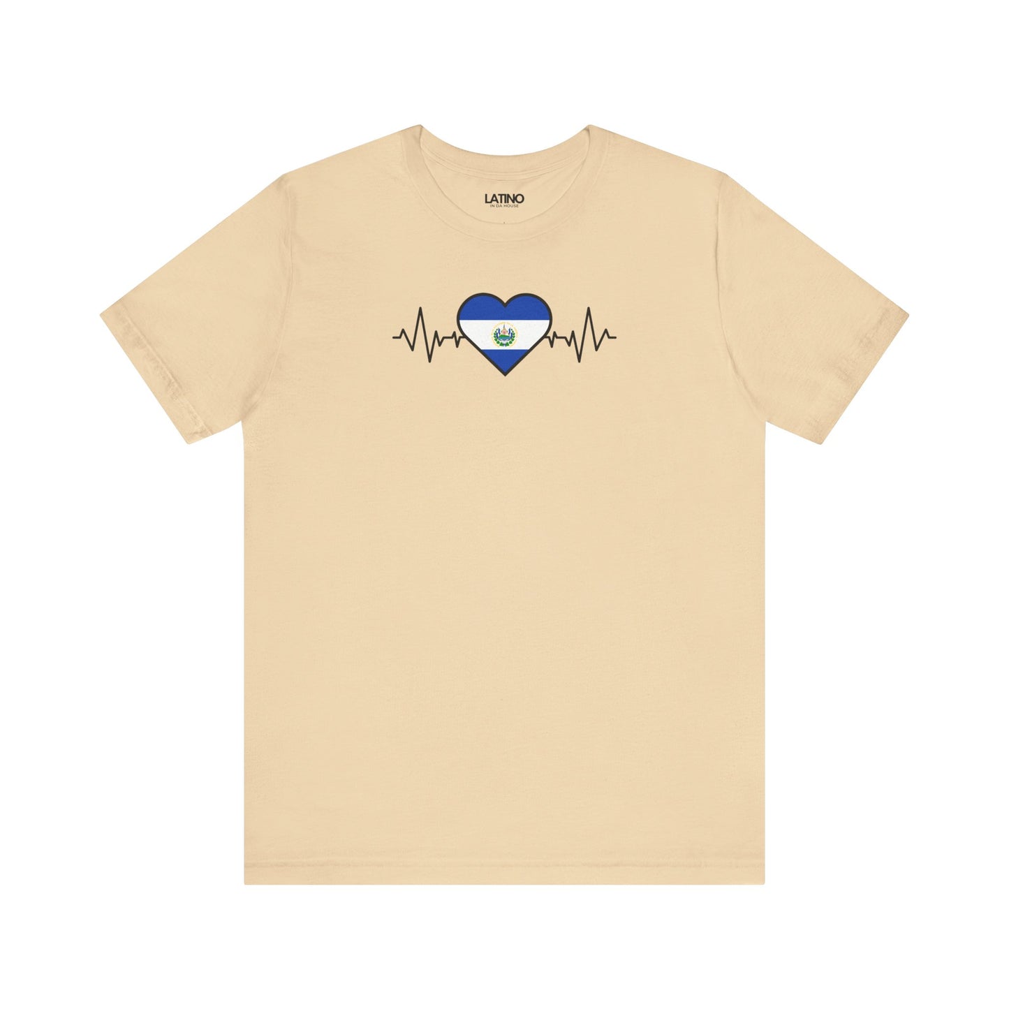 El Salvador Heart Flag Life-Line T-Shirt