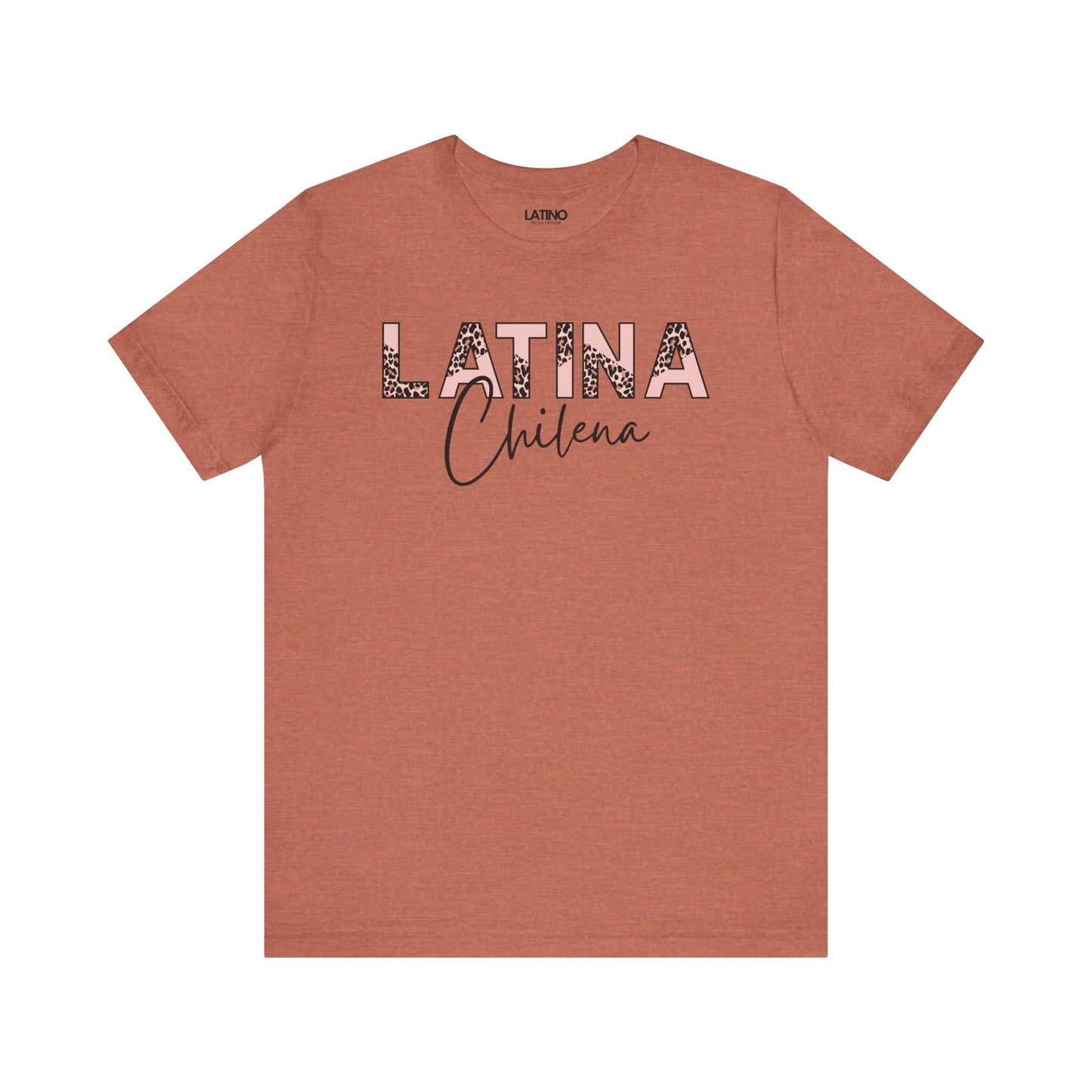 "Latina Chilena Leopard Print" T-Shirt