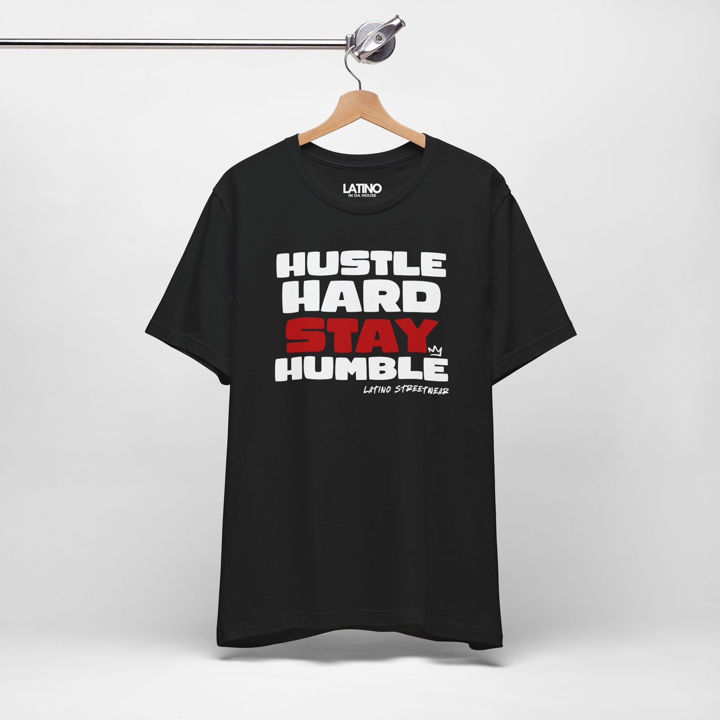 “Hustle Hard Stay Humble” T-Shirt | Latino