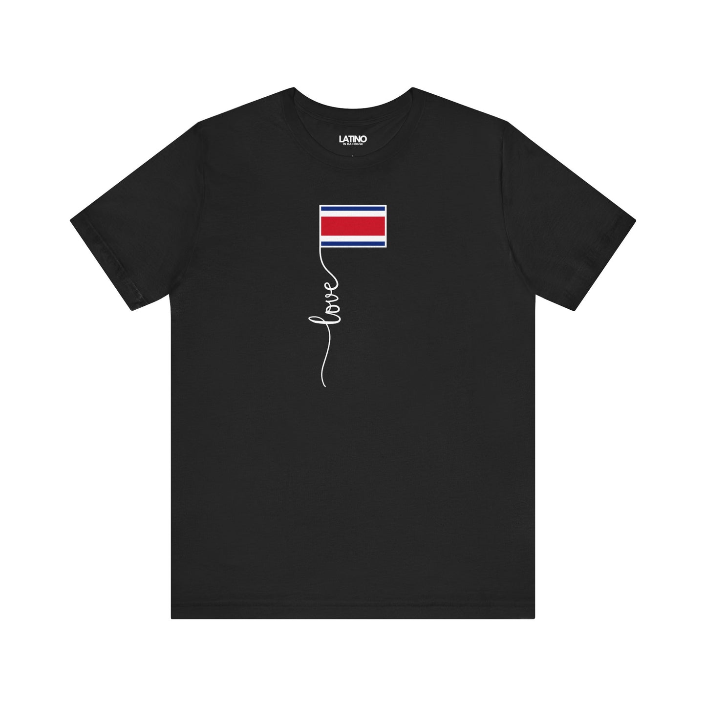 "Costa Rica Flag Love Script" T-Shirt