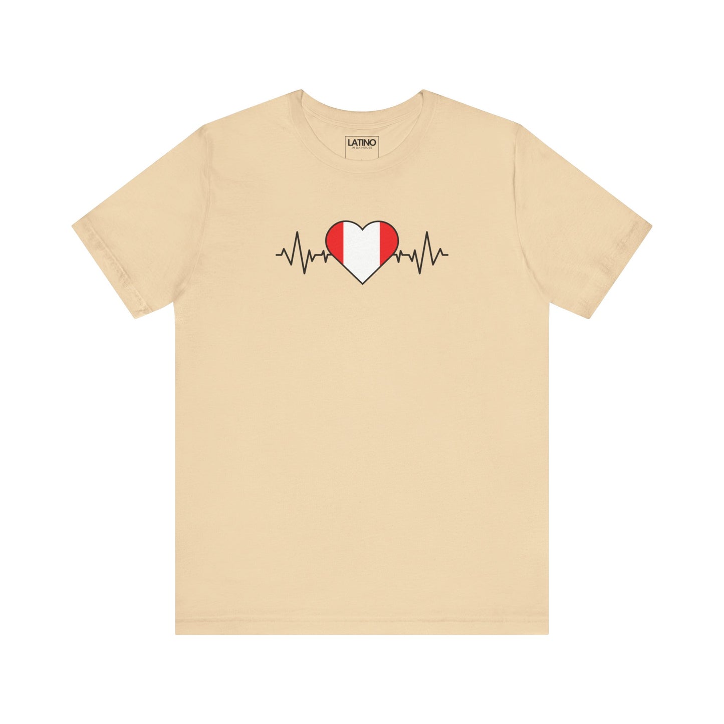 Peru Flag with Life-Line T-Shirt