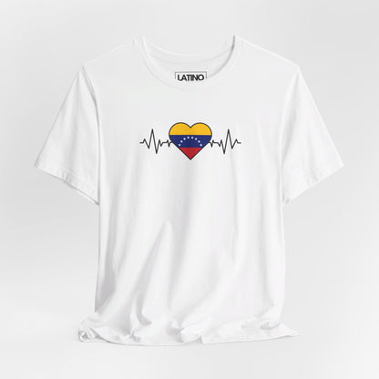 Venezuela Heart Flag Life-line T-Shirt