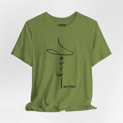 "Jesus Me Ama" Heather T-Shirt