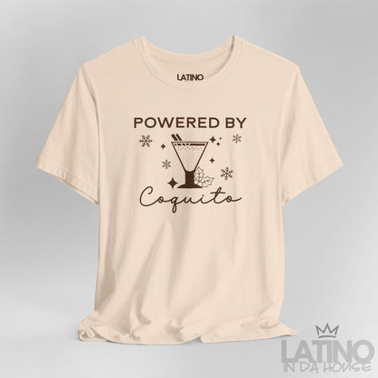 "Powered by Coquito" T-Shirt | Coquito Tee