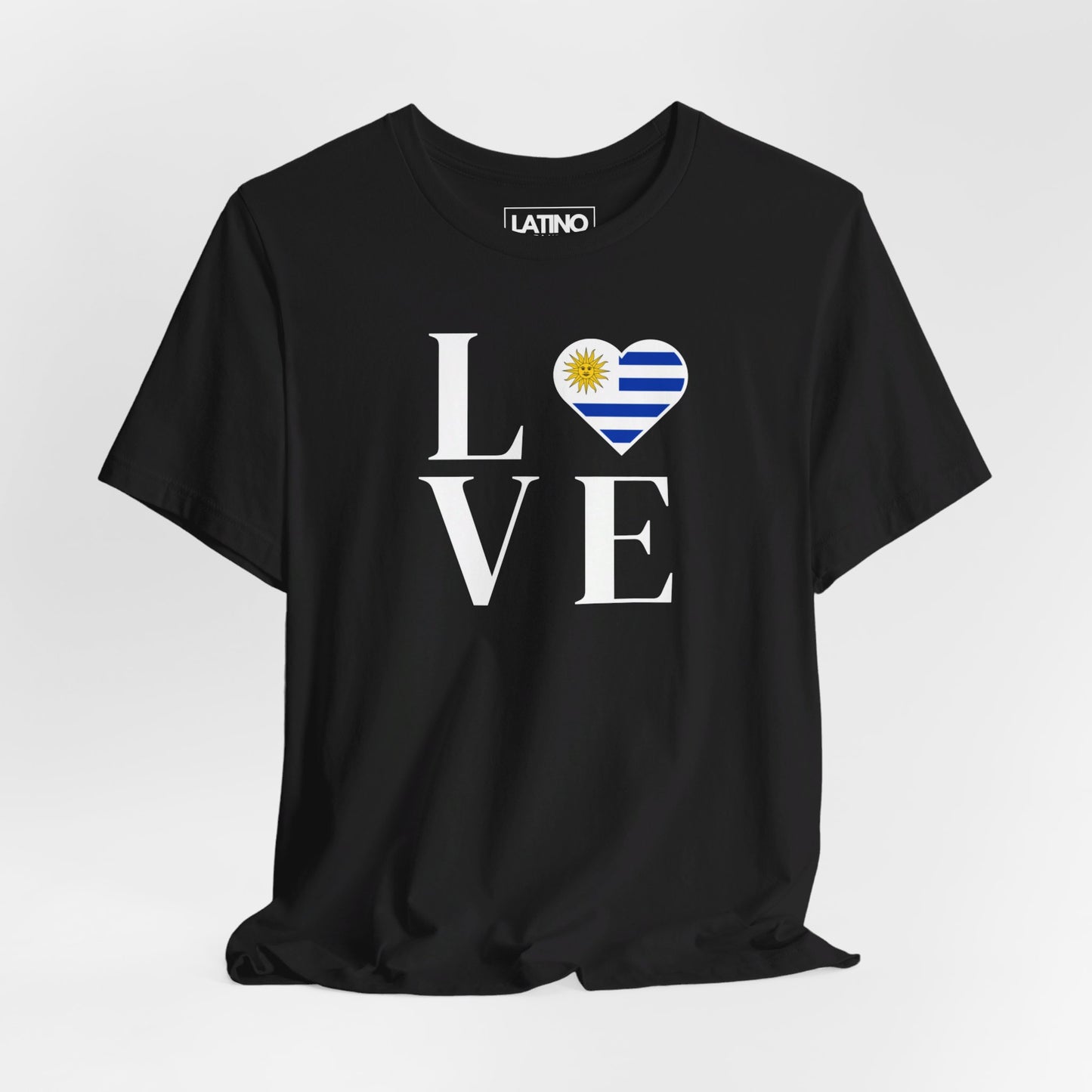 “LOVE” Heart Uruguay Flag T-Shirt