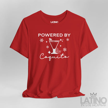 "Powered by Coquito" T-Shirt | Coquito Tee
