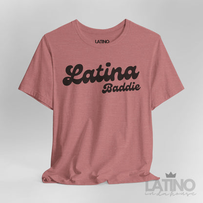"Latina Baddie" Heather T-Shirt | Latina Tee