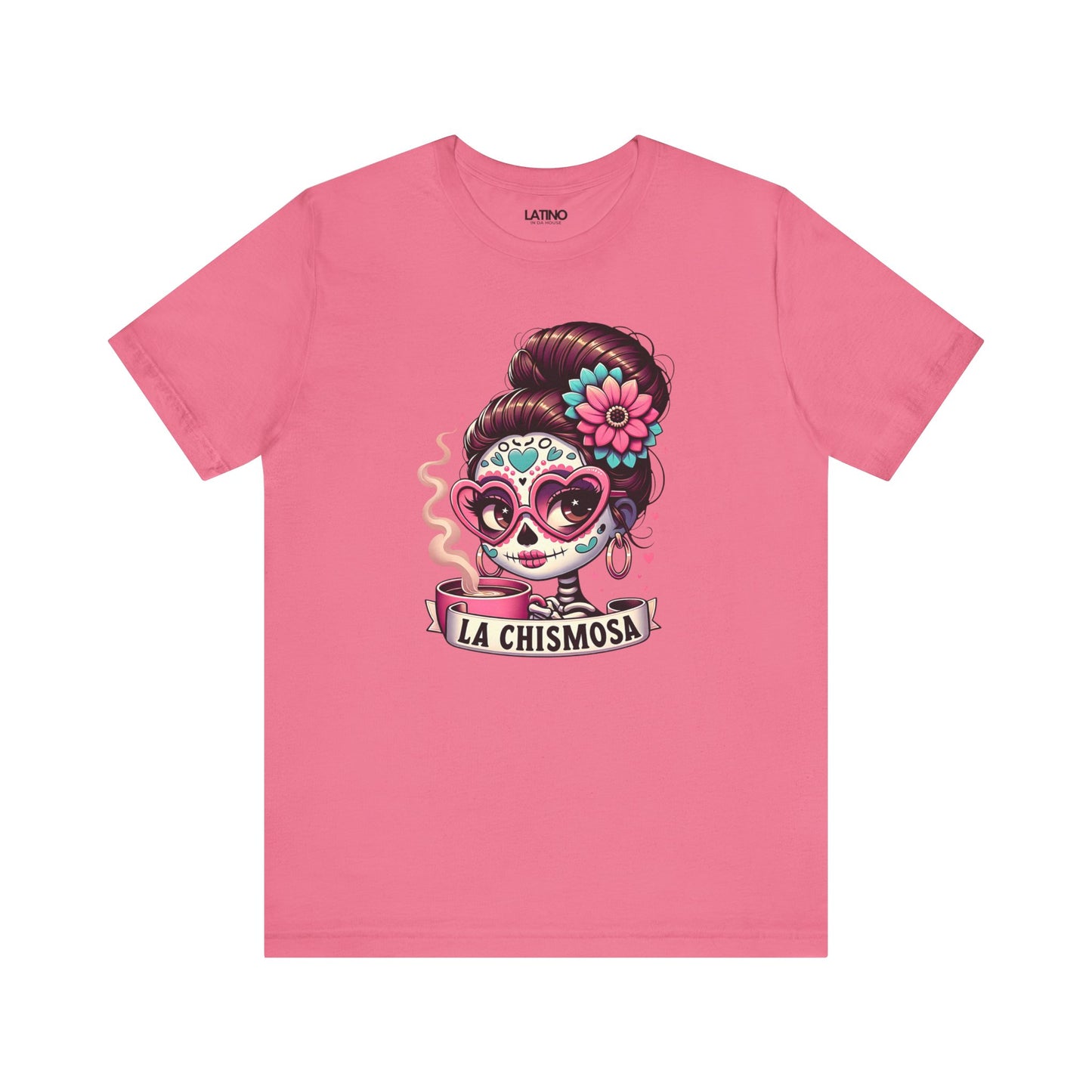 "La Chismosa Skull Y Cafecito" T-Shirt