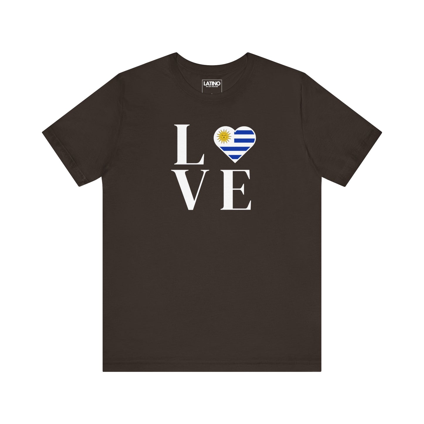 “LOVE” Heart Uruguay Flag T-Shirt