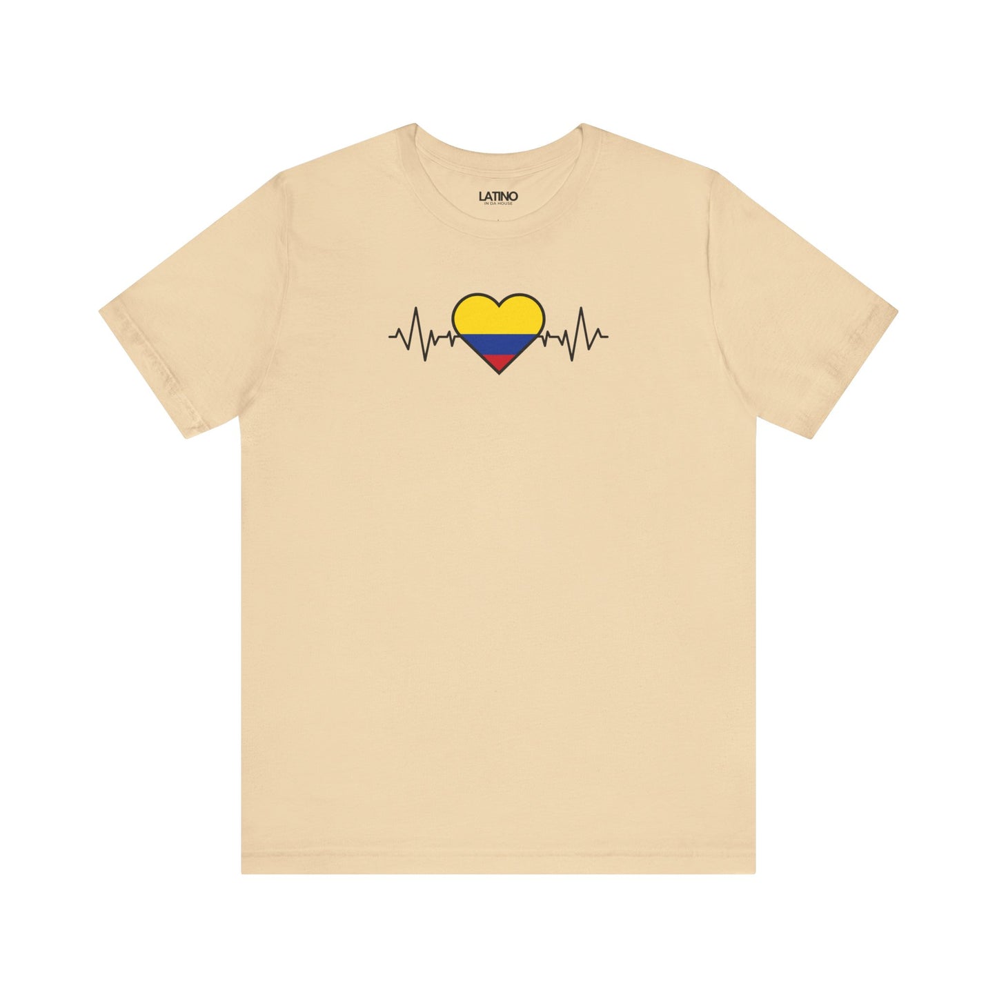 "Colombia Heart Flag with Life-Line" T-Shirt