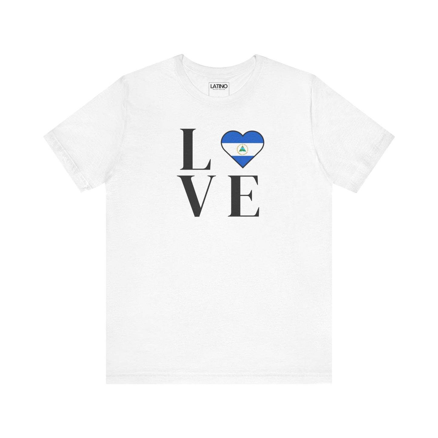 “LOVE” Heart Nicaragua Flag T-Shirt