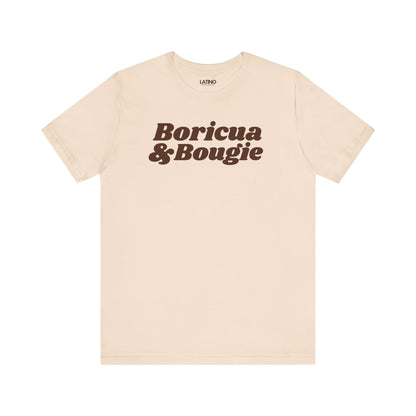 Boricua and Bougie soft cream t-shirt brings that perfect mix of orgullo + attitude. Latino In Da House