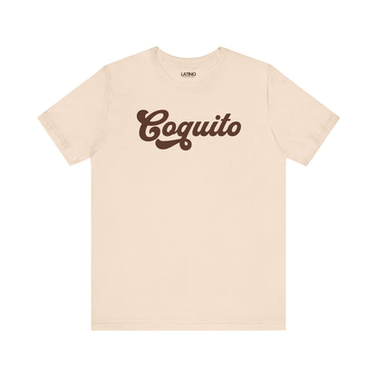 Coquito Soft Cream T-Shirt a clean, bold, script classic design. Latino In Da House
