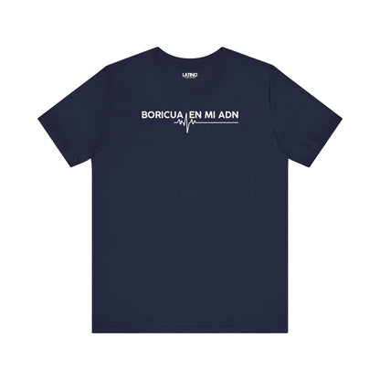 Boricua En Mi ADN Blue T-Shirt. Latino In Da House