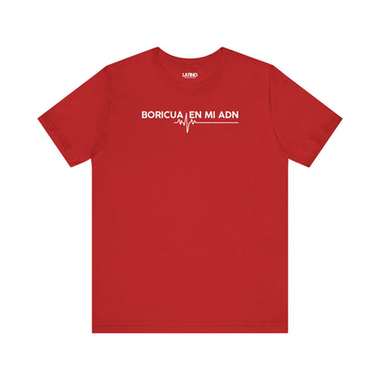 Boricua En Mi ADN Red T-Shirt. Latino In Da House