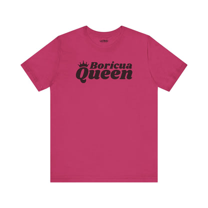 Boricua Queen Berry Pink T-Shirt — a bold, retro-inspired design made for las nenas de Borinquén. Latino In Da House