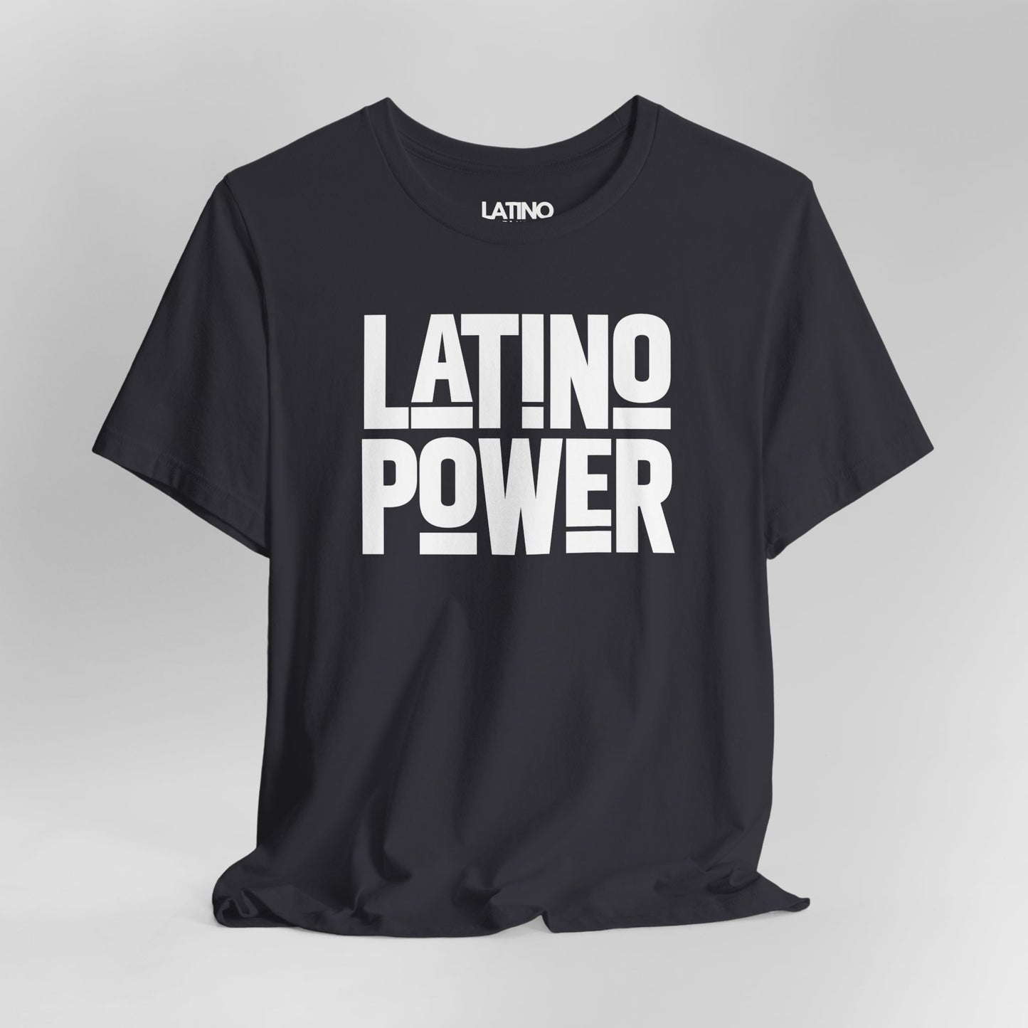 Close Up Latino Power T-Shirt in dark grey featuring bold white typography - Latino
In Da House