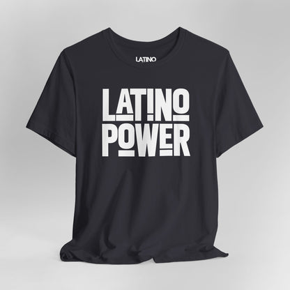 Close Up Latino Power T-Shirt in dark grey featuring bold white typography - Latino
In Da House