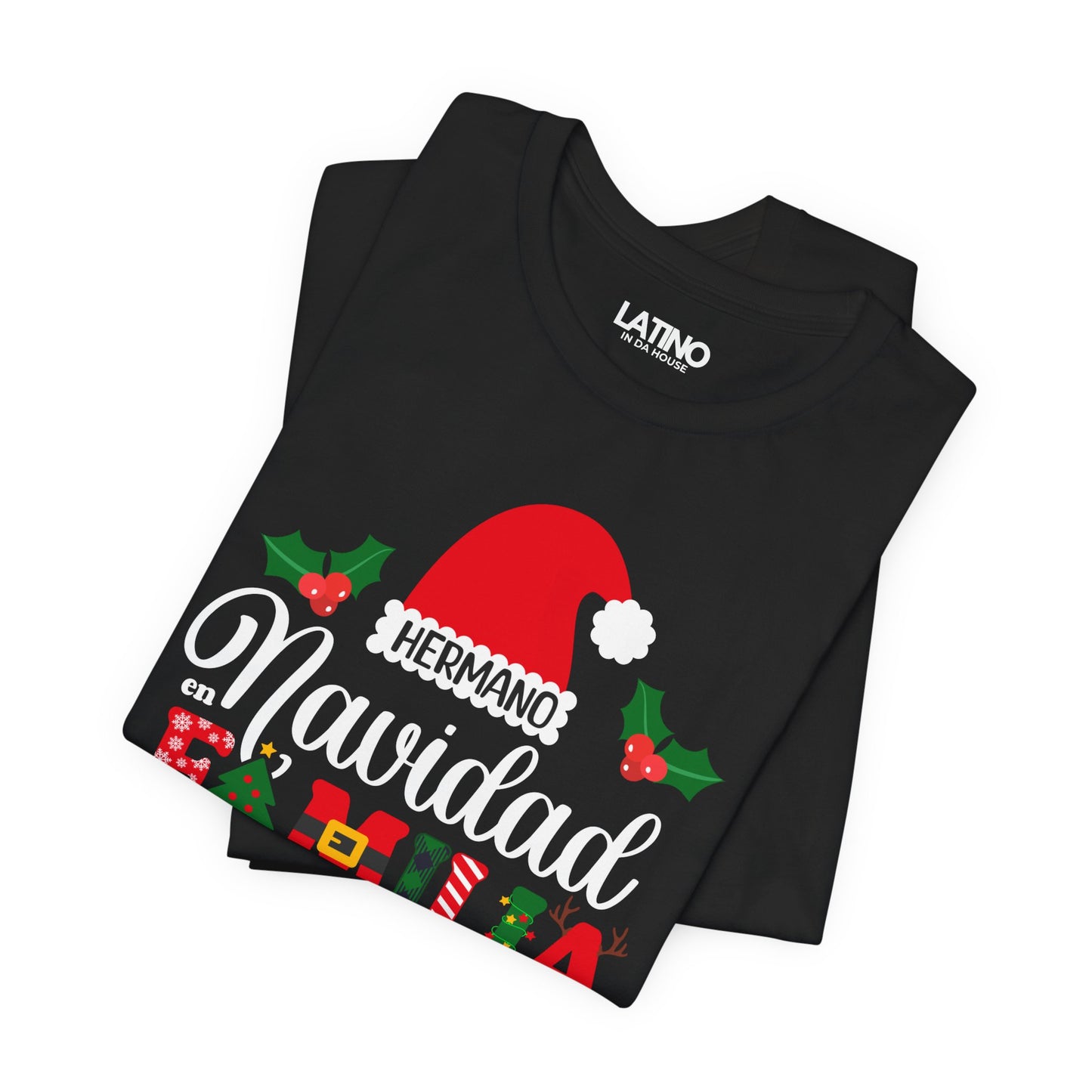 "HERMANO Navidad en Familia" Holiday T-Shirt