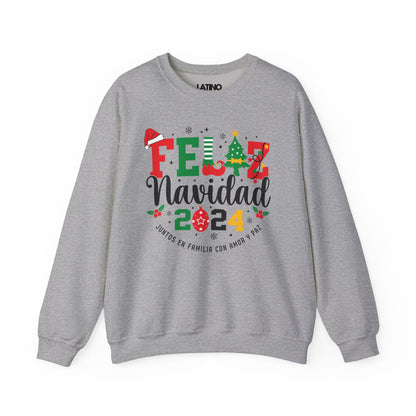 "Feliz Navidad 2024" Holiday Sweatshirt