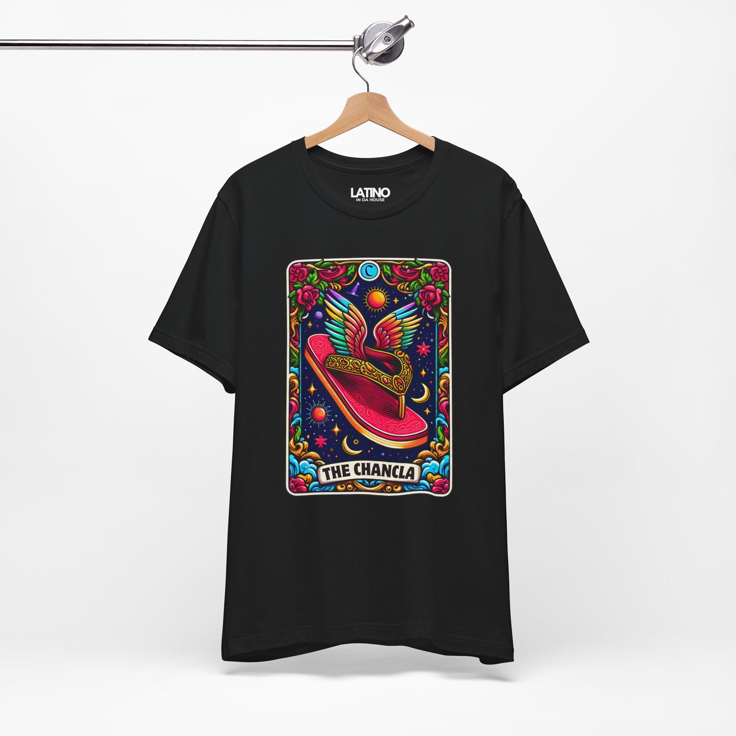 "The Chancla Tarot Card" T-Shirt