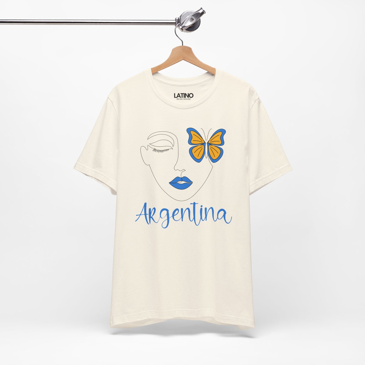 "Butterfly Argentina Face" T-Shirt