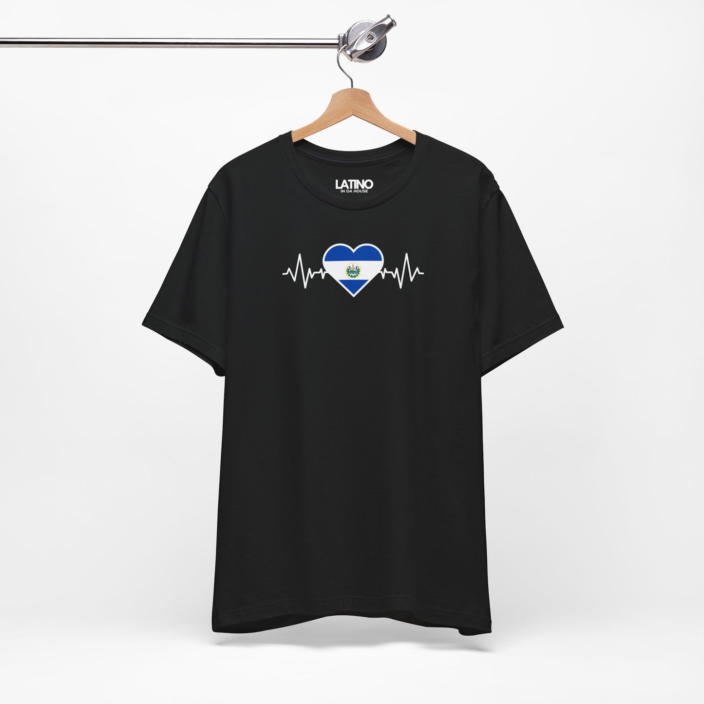 El Salvador Heart Flag Life-Line T-Shirt