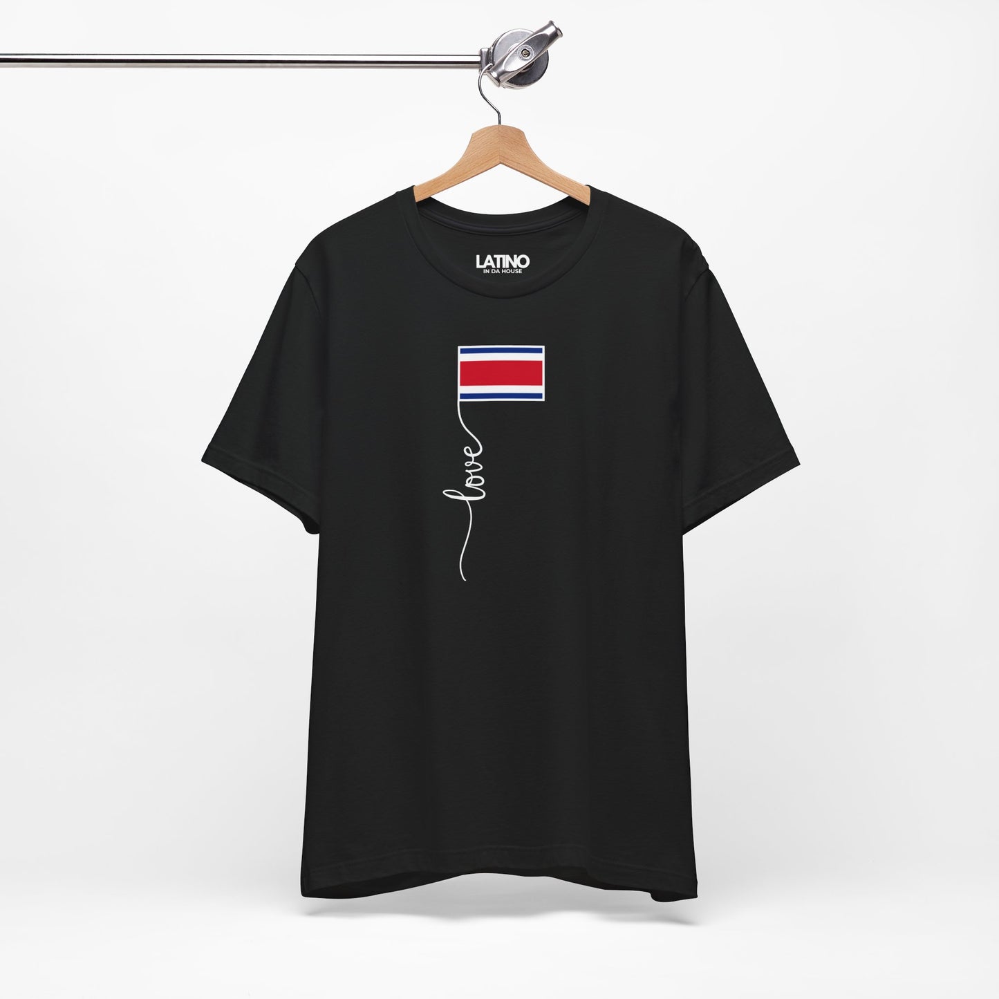 "Costa Rica Flag Love Script" T-Shirt