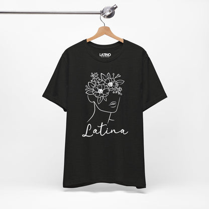 "Latina Flowers" Heather T-Shirt