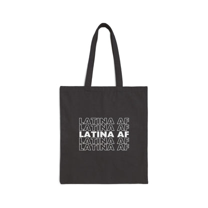 "Latina AF" Canvas Tote Bag