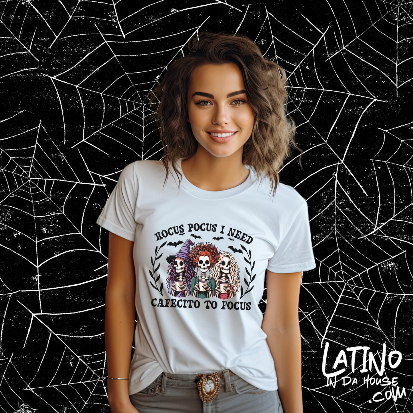 "Brujas" I Need Cafecito to Focus T-Shirt