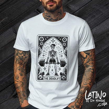 "The Deadlift Tarot Card" T-Shirt