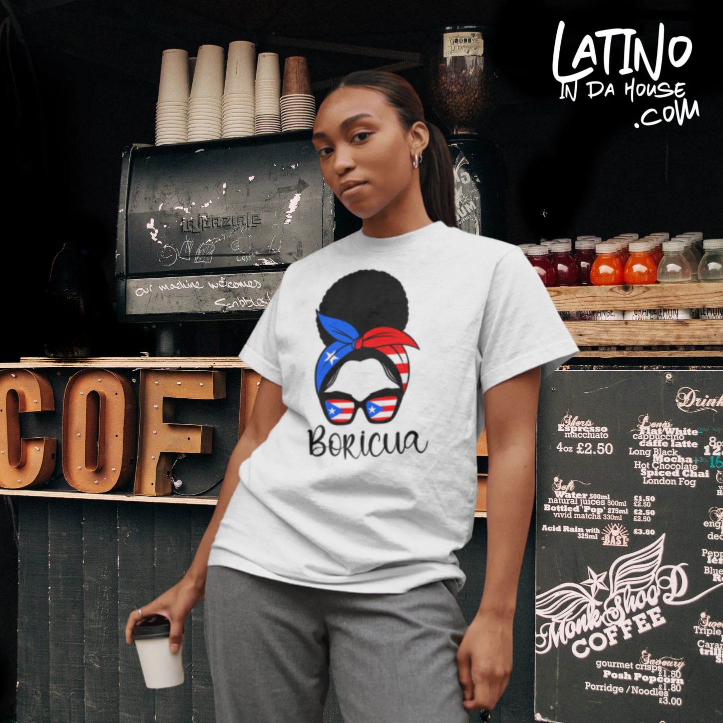 "Afro Boricua Pride" T-Shirt