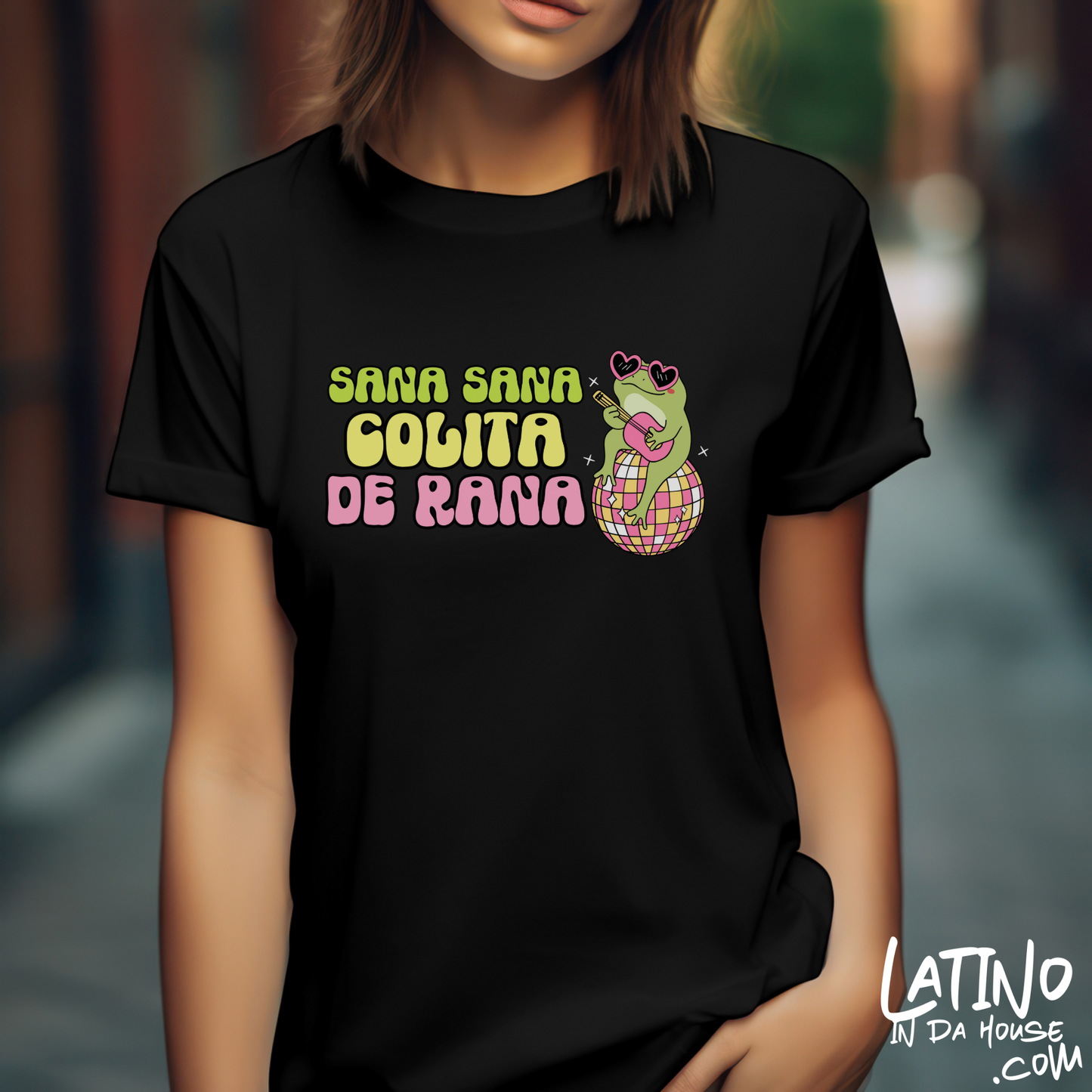 "Sana Sana Colita de Rana Disco Ball" T-Shirt