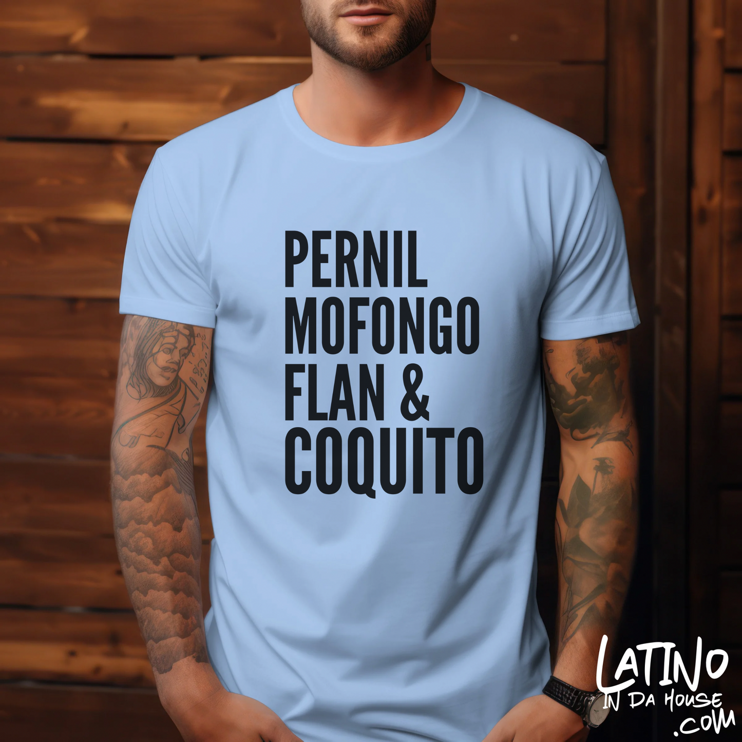 Pernil, Mofongo, Flan & Coquito T-Shirt