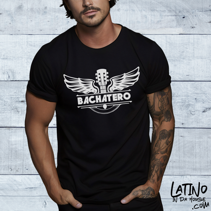 Bachatero Wings Guitar T-Shirt