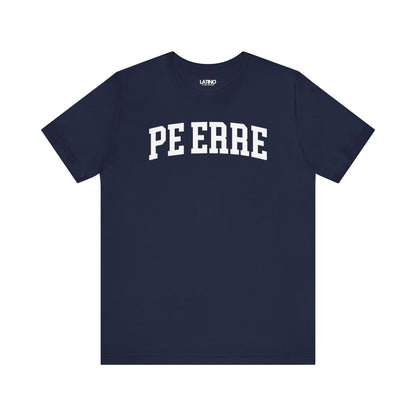 Pe Erre 787 Blue Navy T-Shirt Boricua Classic Number Jersey Style. Latino In Da House