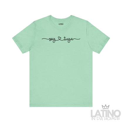 Soy Tuya T-Shirt in Heather Mint – Latino In Da House