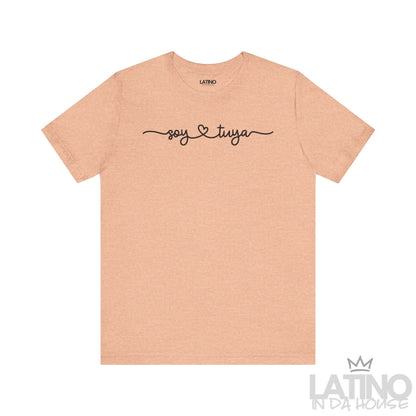 Soy Tuya T-Shirt in Heather Peach – Latino In Da House