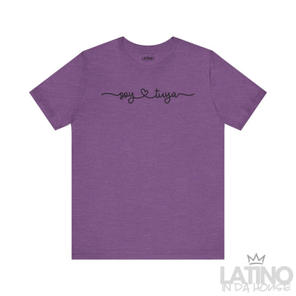 Soy Tuya T-Shirt in Heather Purple – Latino In Da House