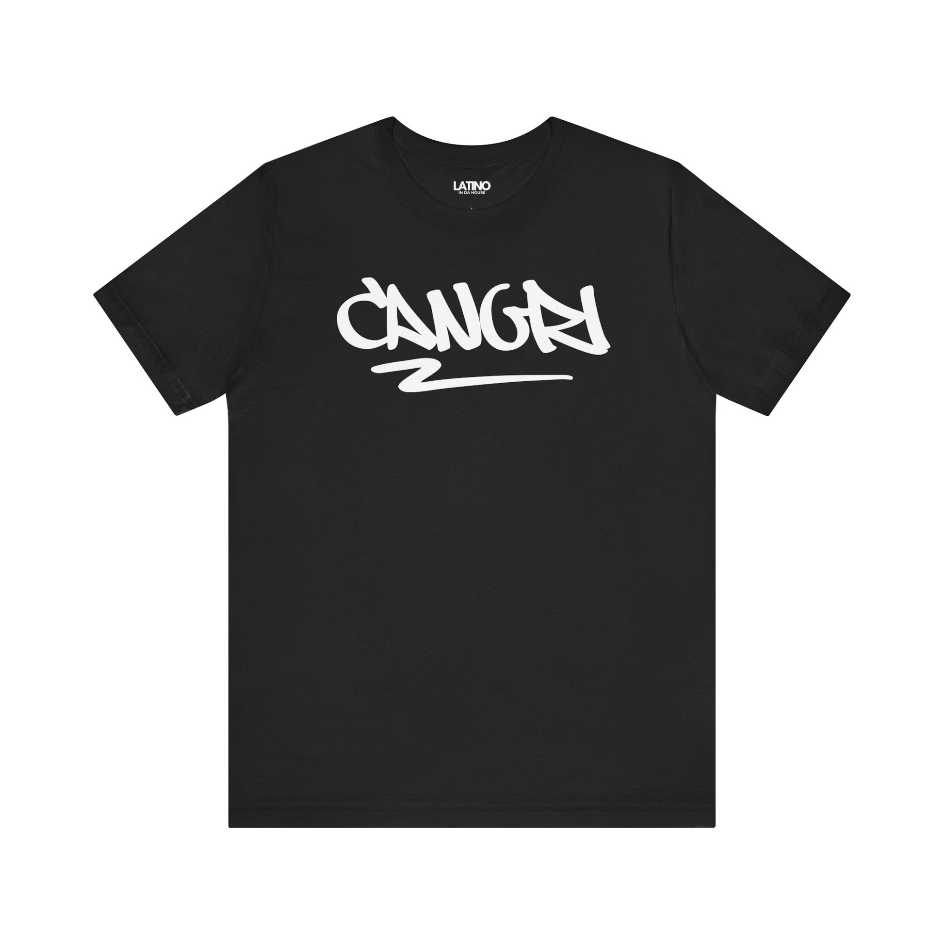 Cangri Puerto Rico Graffiti Black T-Shirt. Latino In Da House 