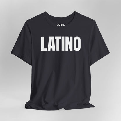 Close Up Latino Classic T-Shirt in dark grey with bold white text - Latino In Da House