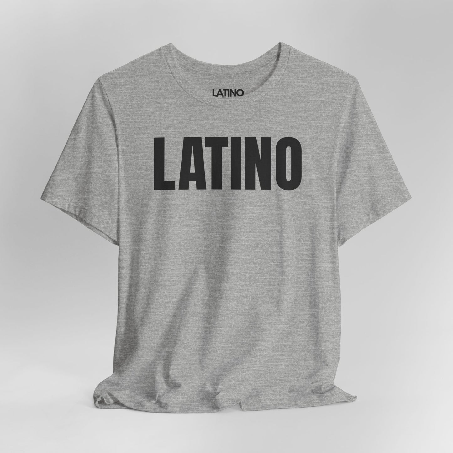 Close Up Latino Classic T-Shirt in heather grey with bold black text - Latino In Da House