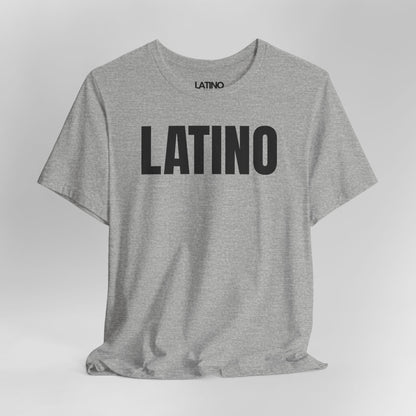 Close Up Latino Classic T-Shirt in heather grey with bold black text - Latino In Da House