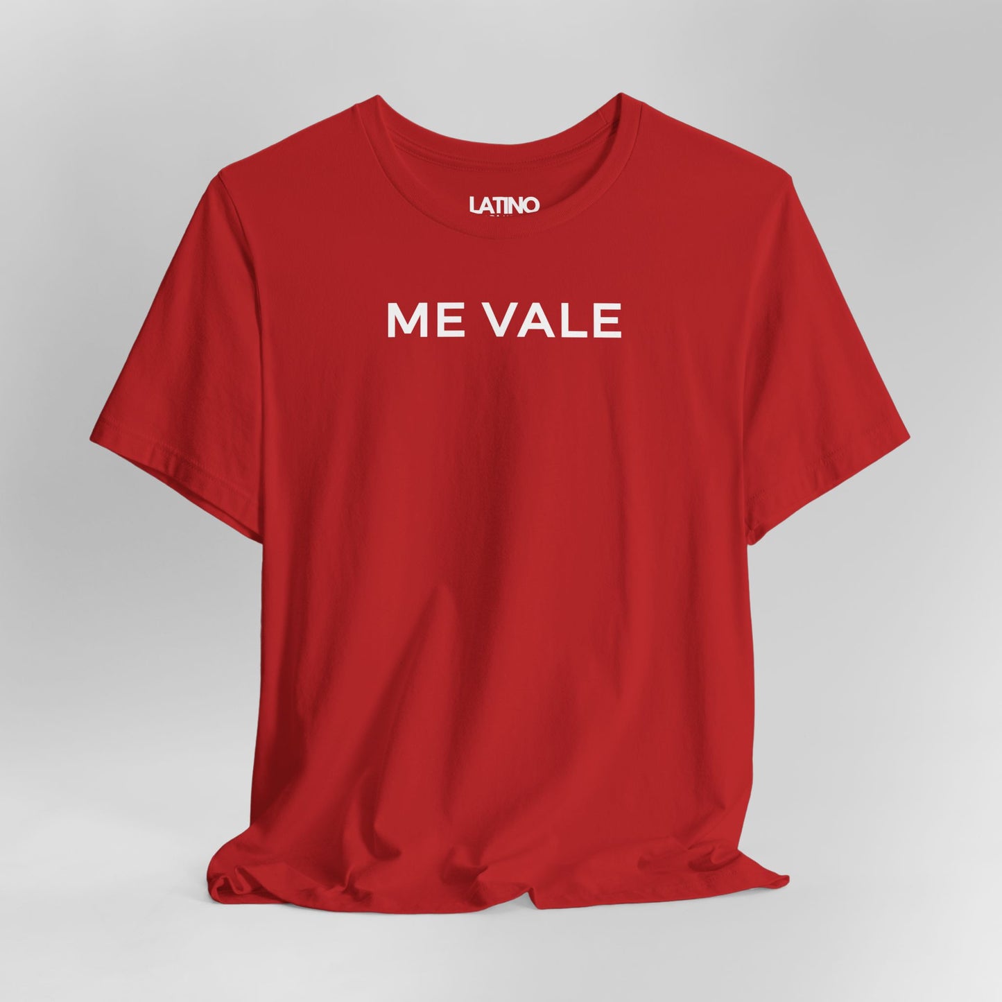 Close Up Me Vale Latino Red T-Shirt. Latino In Da House 